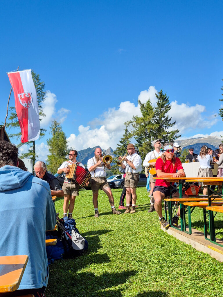 Lokaal feest Dolomieten